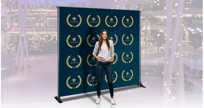 Adjustable Backdrop Banner Stands 